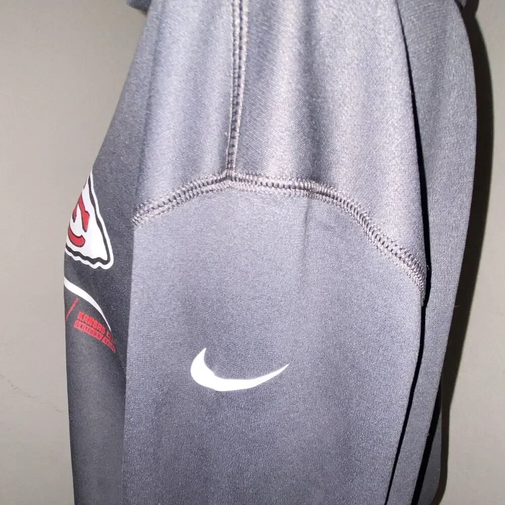 Nike Kansas City Chiefs NFL Gray Pullover Hoodie Sweatshirt, Men's Size M